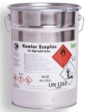 Magas szárazanyag-tartalmú, aromásmentes Ecoplus útfesték. Német BASt tanúsítvánnyal és alacsony VOC kibocsátással. A legmagasabb szakmai minőség.Rendelj most!